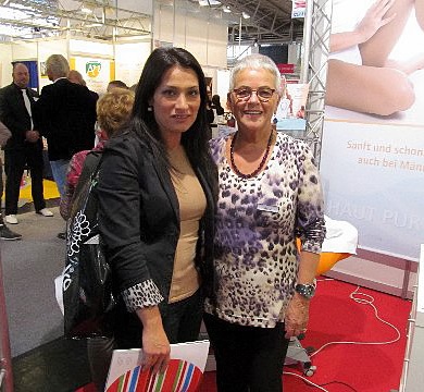 Beauty Messe München 2012. Aydan Witzlinger und Frau Lorenz
