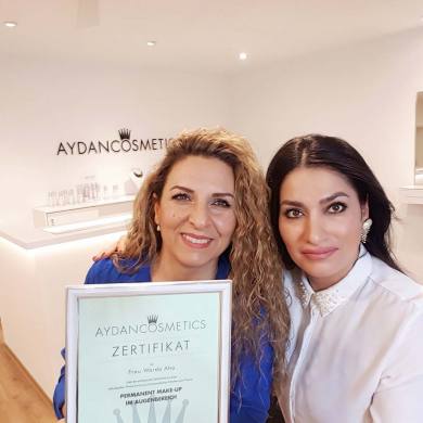 Weiterbildung / Perfektion  bei Aydan Cosmetics 2019